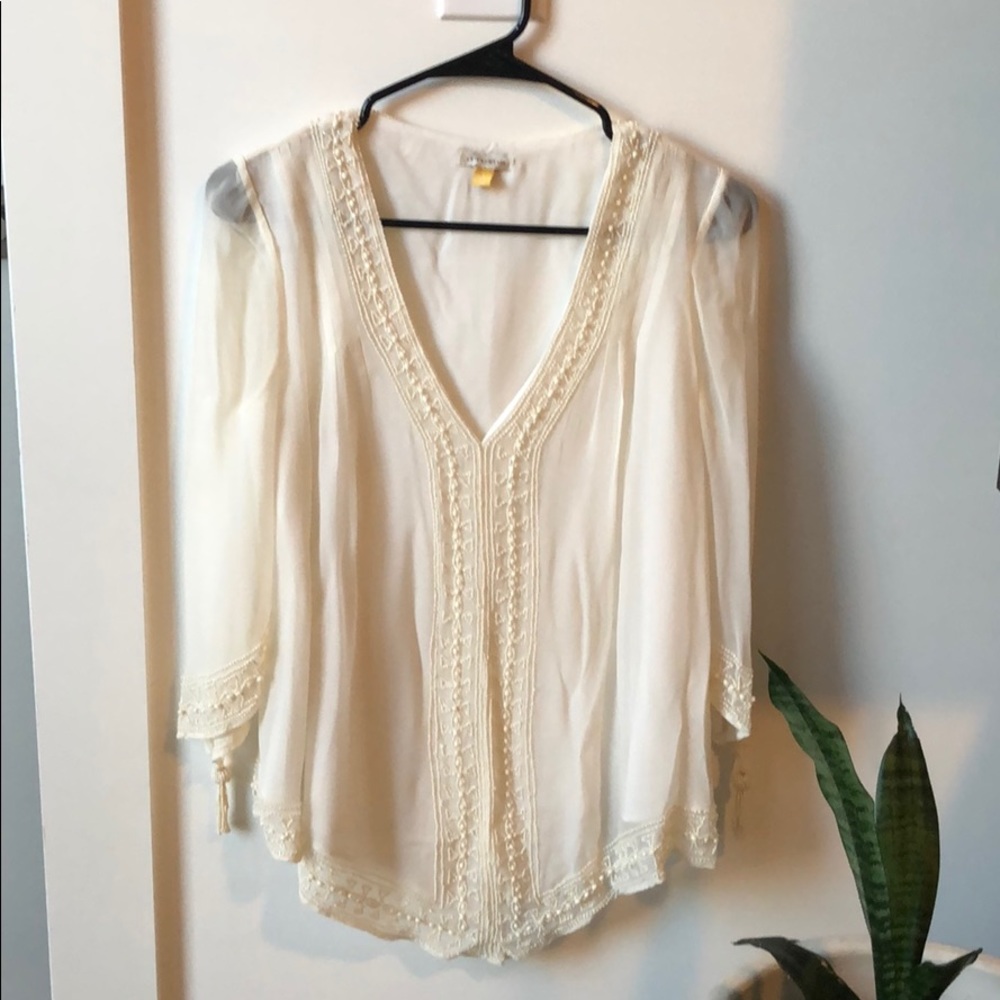 Flowy Beaded Leifsdottir Blouse